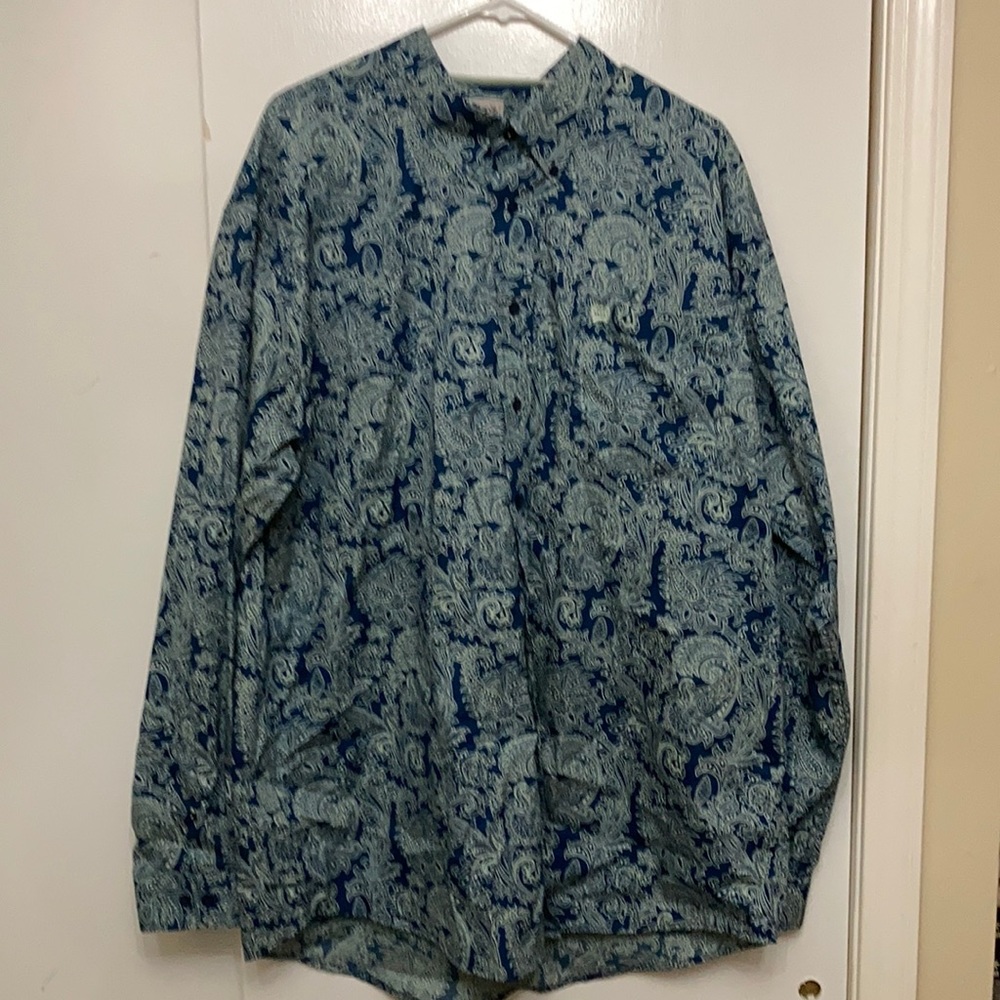 Cinch Blue Dress Shirt XL